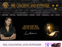 Tablet Screenshot of coachingtosuccess.com
